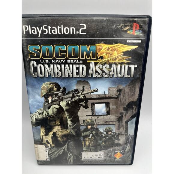 SOCOM: US Navy Seals Combined Assault Authentic Sony PlayStation 2 PS2 Game 2006 - Picture 1 of 7
